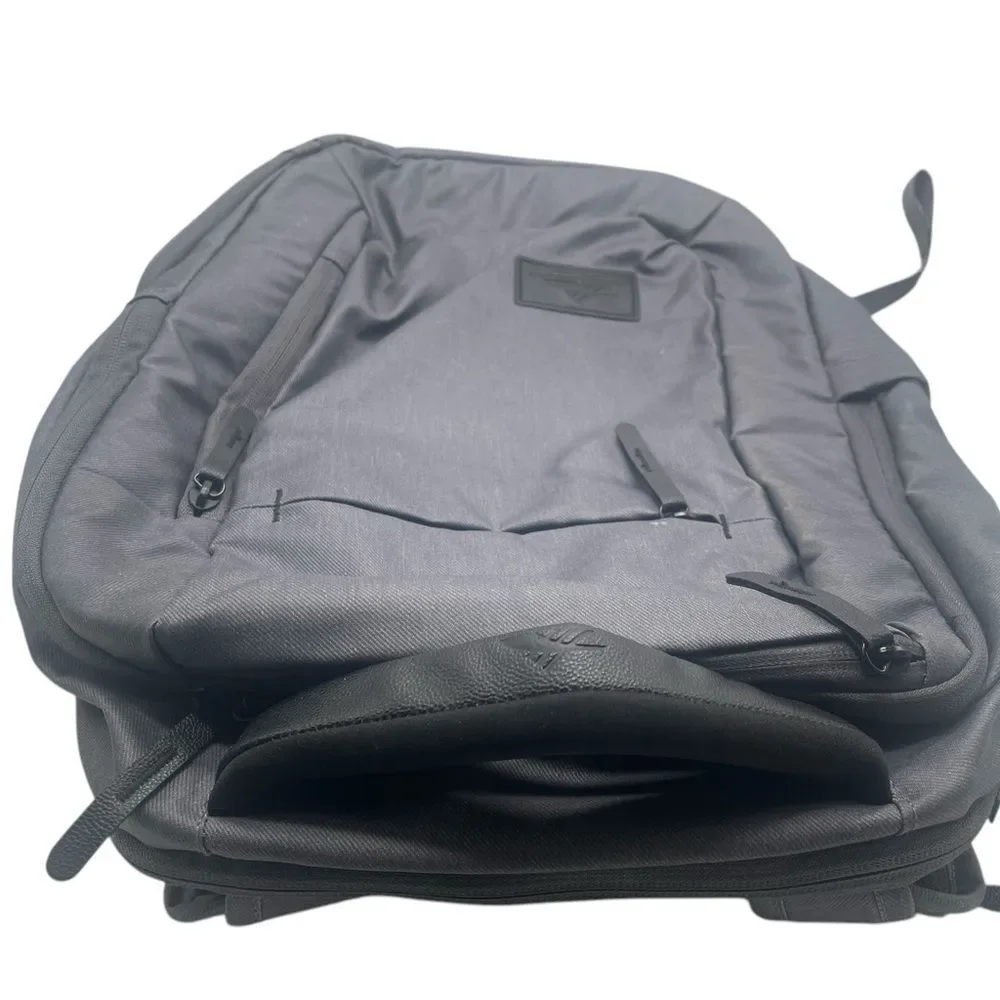 High Sierra Backpack Business Proslim USB Laptop Bag Mercury Gray Black
